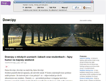 Tablet Screenshot of dowcipy.blogx.pl
