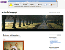 Tablet Screenshot of animals.blogx.pl