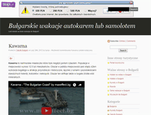 Tablet Screenshot of bulgaria.blogx.pl