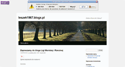 Desktop Screenshot of leszek1967.blogx.pl