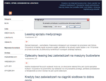 Tablet Screenshot of lokaty.blogx.pl
