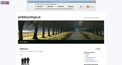 Desktop Screenshot of pinkiboy.blogx.pl