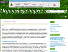Tablet Screenshot of organizacjaimprezwarszawa2011.blogx.pl