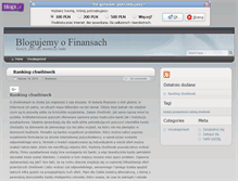 Tablet Screenshot of finansowy.blogx.pl