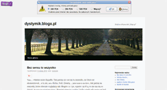 Desktop Screenshot of dystymik.blogx.pl