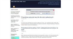 Desktop Screenshot of kredytybezbik.blogx.pl