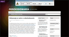 Desktop Screenshot of odszkodowania.blogx.pl