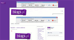 Desktop Screenshot of blogx.pl