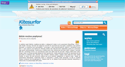 Desktop Screenshot of kitesurfer.blogx.pl