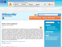 Tablet Screenshot of kitesurfer.blogx.pl