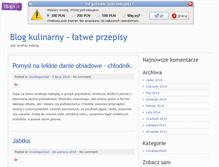 Tablet Screenshot of blogkulinarny.blogx.pl